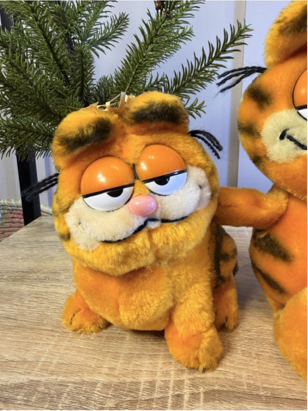 VINTAGE GARFIELD Lot 3 1978 & 1981 Stuffed Plush Cats Dakin Toys 9” - Picture 3 of 12